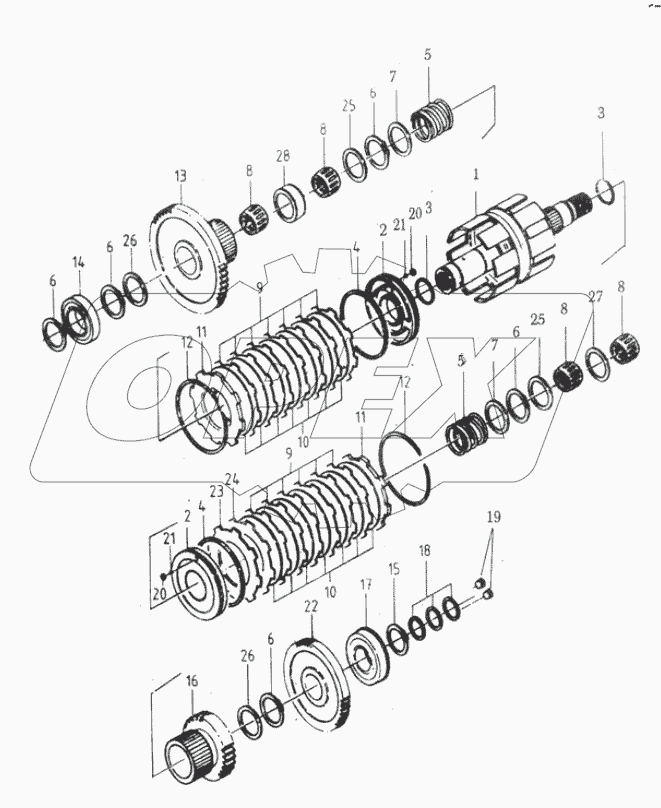 CLUTCH (FRONT, BACK)