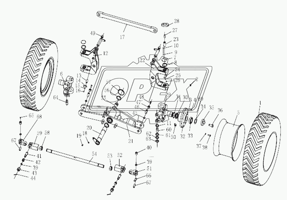 FRONT AXLE ASSY