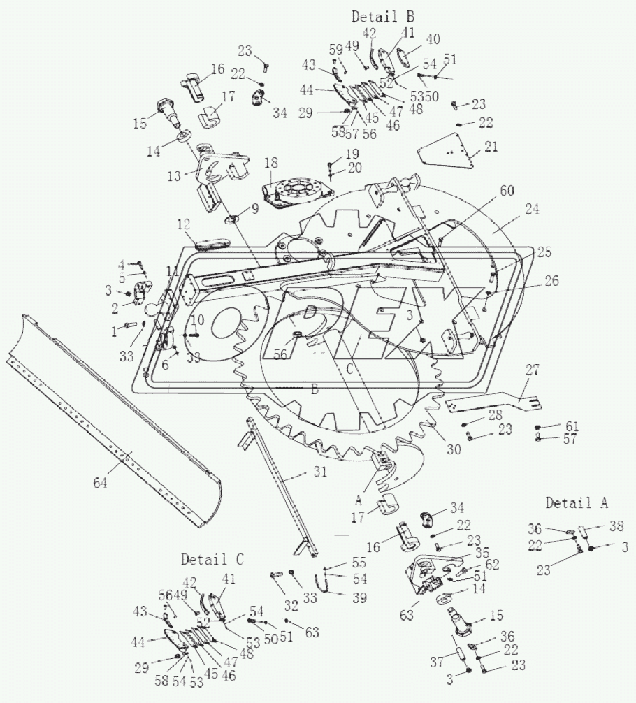 WORK EQUIPMENT ASSY