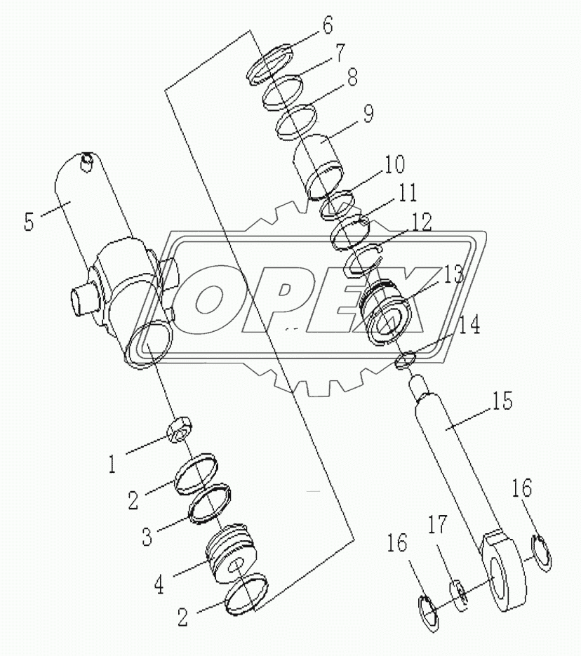 RIPPER OIL CYLINDER