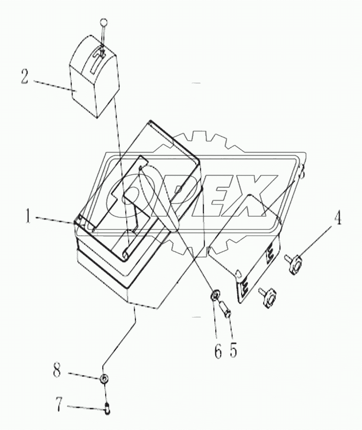 GEAR SHIFT CONTROL ASSY