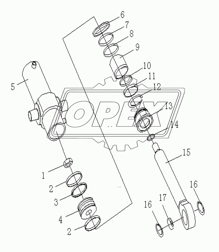 RIPPER OIL CYLINDER