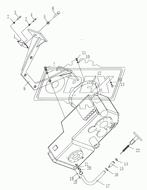 TRANSMISSION CASE AND ASSEMBLY 1