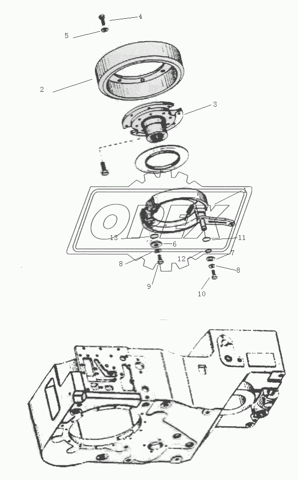 SHUTDOWN BRAKE ASSEMBLY