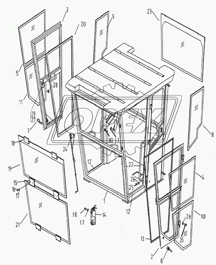 CAB ASSY 3