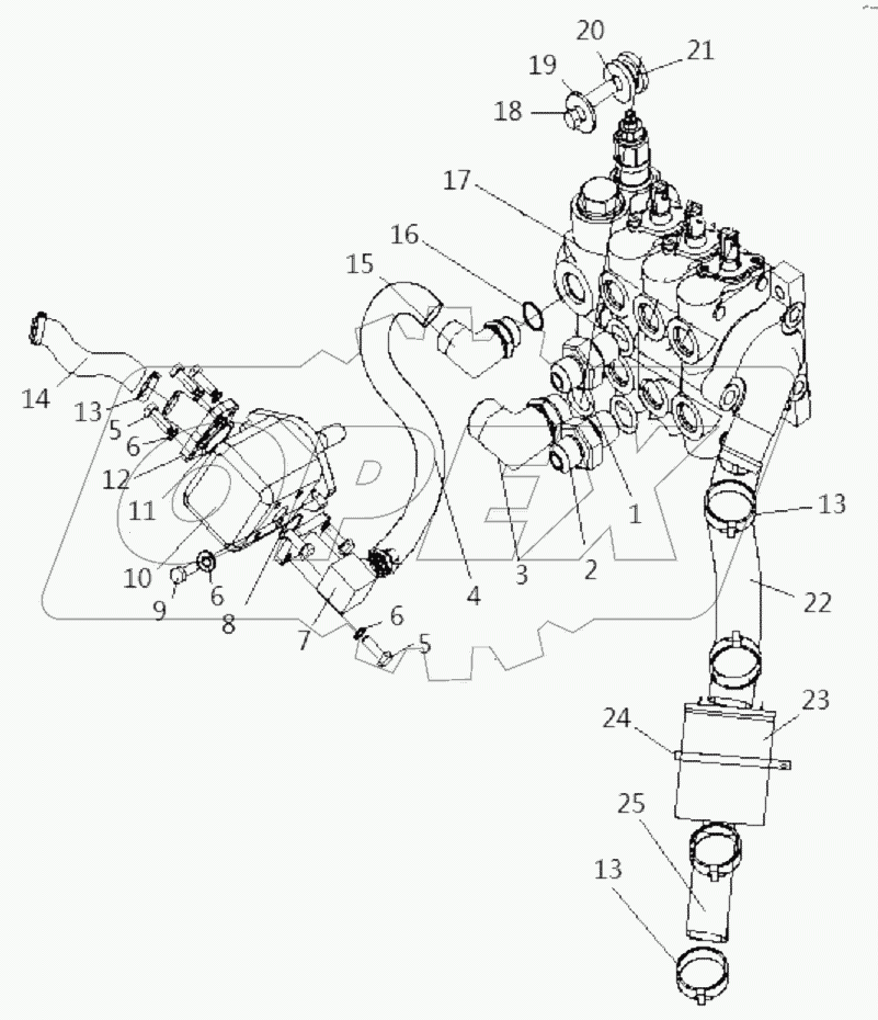 WORKING PIPELINE ASSY (2/3)