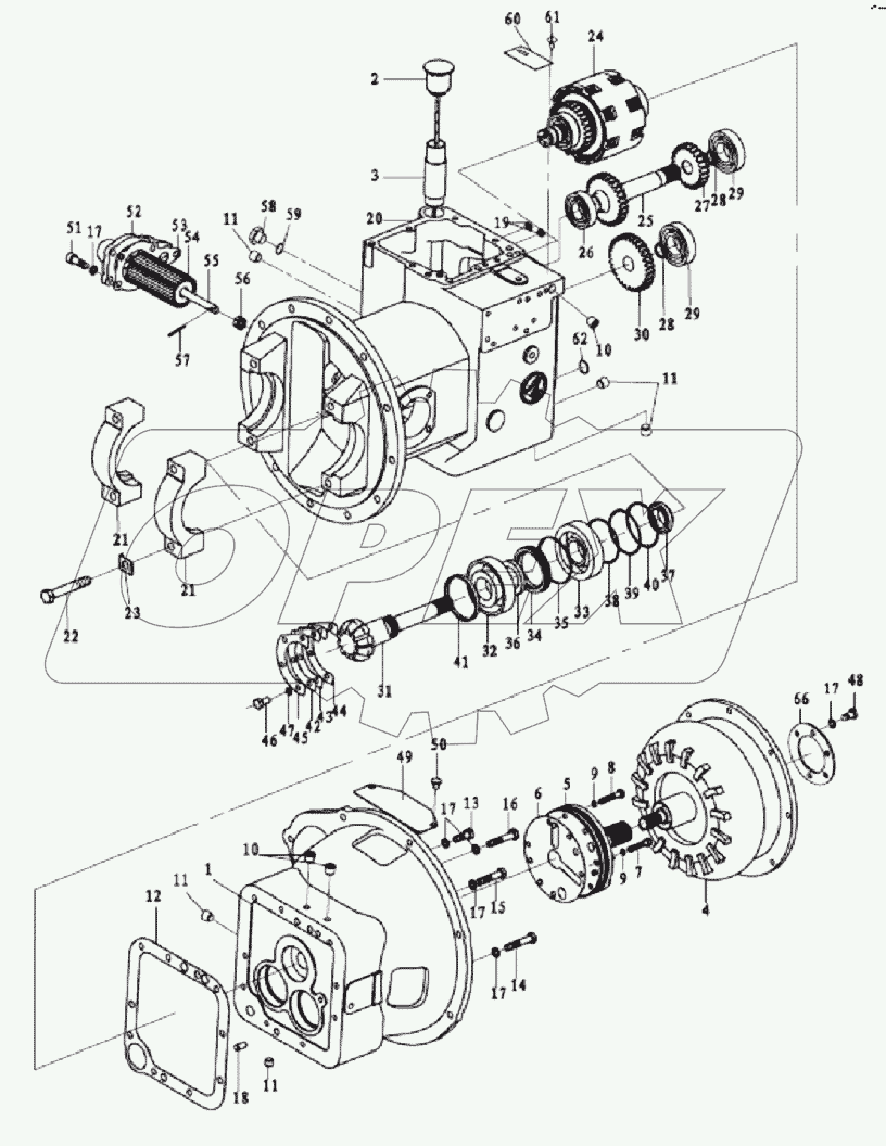TORQUE CONVERTER TRANSMISSION ASSY (2/5)