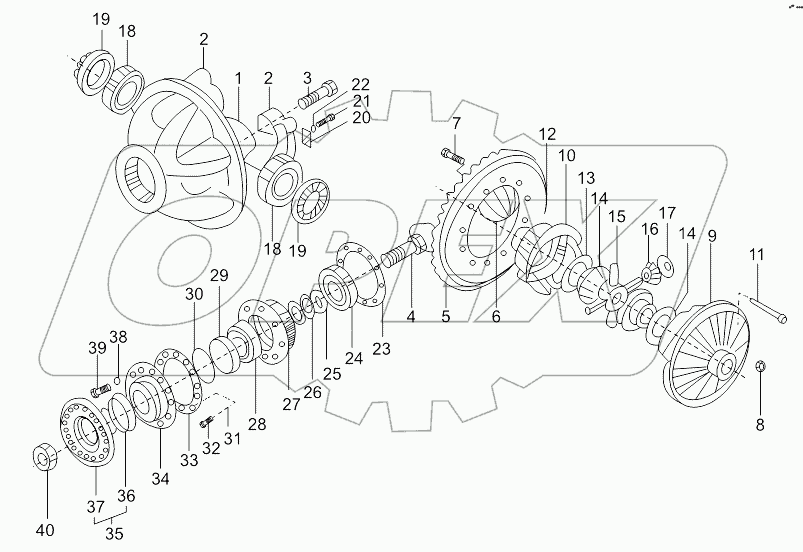 Carrier assembly (XC)