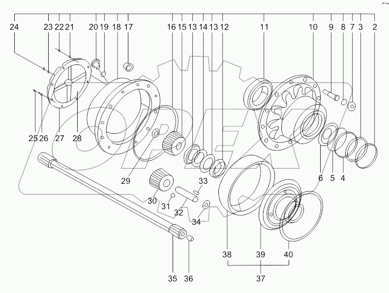 Wheel end assembly (XC)