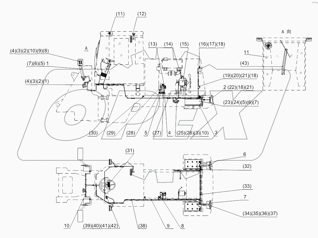Electric system (match CUMMUNIS engine)
