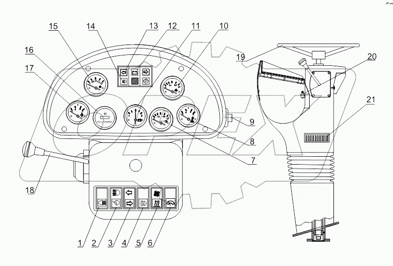 Instrument Desk (XZ)