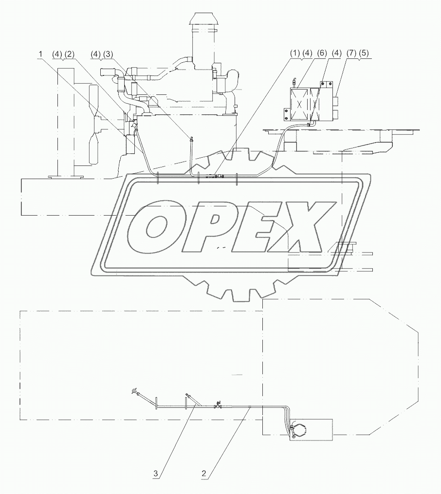 WARM BRAW SYSTEM (FOR SHANGCHAI ENGINE SC11CB220G2B1)