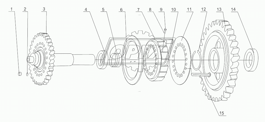 GEARBOX TWO SHAFT ASSY. (HANGZHOU ADVANCE)