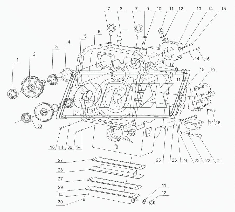 GEARBOX ASSEMBLY 1 (370801)