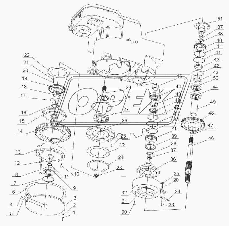 GEARBOX ASSEMBLY 3 (370801)