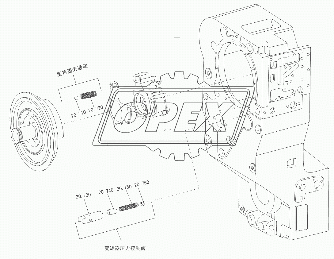 GEARBOX PRESSURE VALVE PART 4WG180