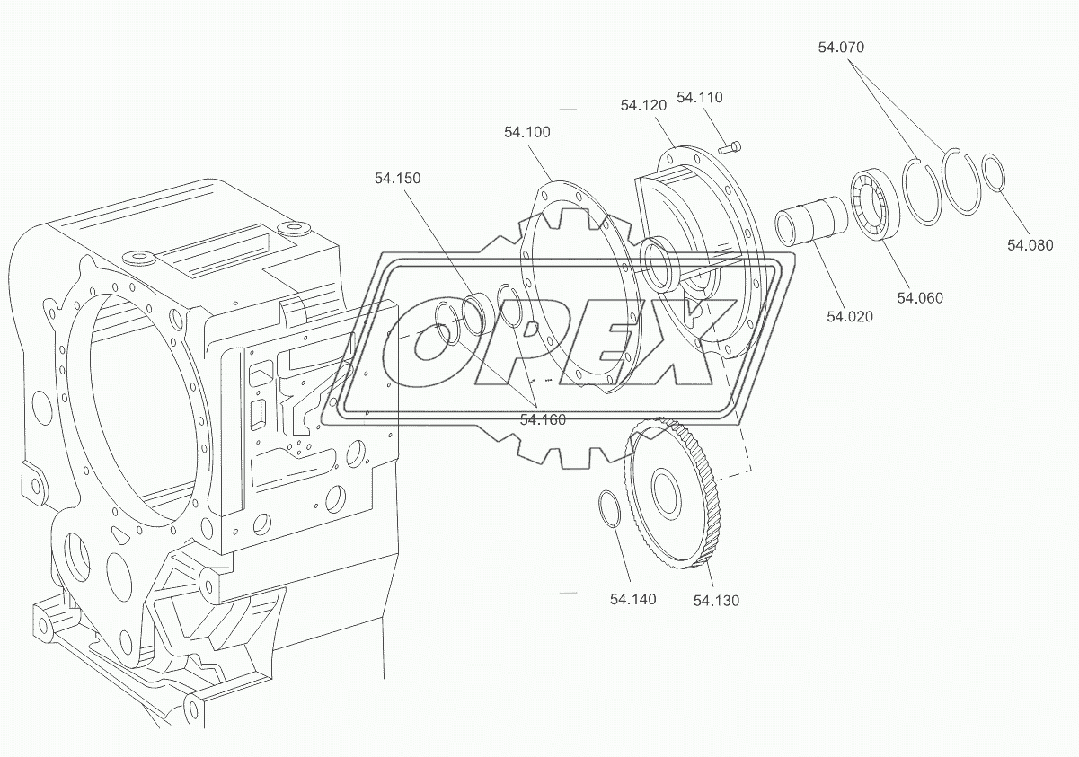 GEARBOX PTO PART 1 4WG180