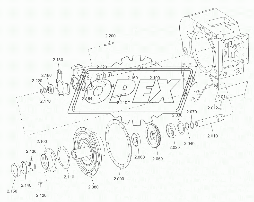 GEARBOX INPUT PART 4WG180