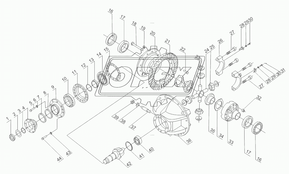 MAIN TRANSMISSION ASSEMBLY