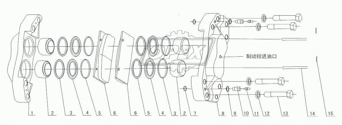 BRAKE ASSEMBLY ZL50M