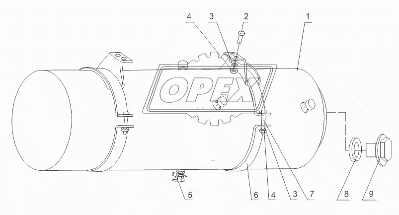 AIR CYLINDER ASSEMBLY