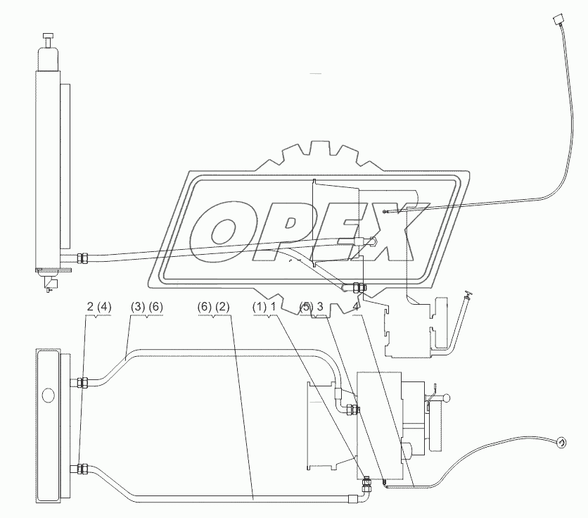 TRANSMISSION HYDRAULIC SYSTEM SL50W-3