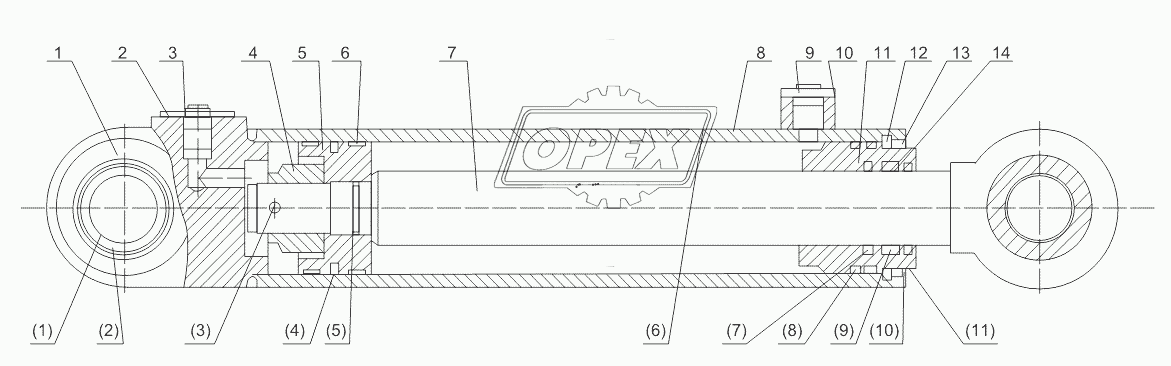 STEERING CYLINDER (370901)