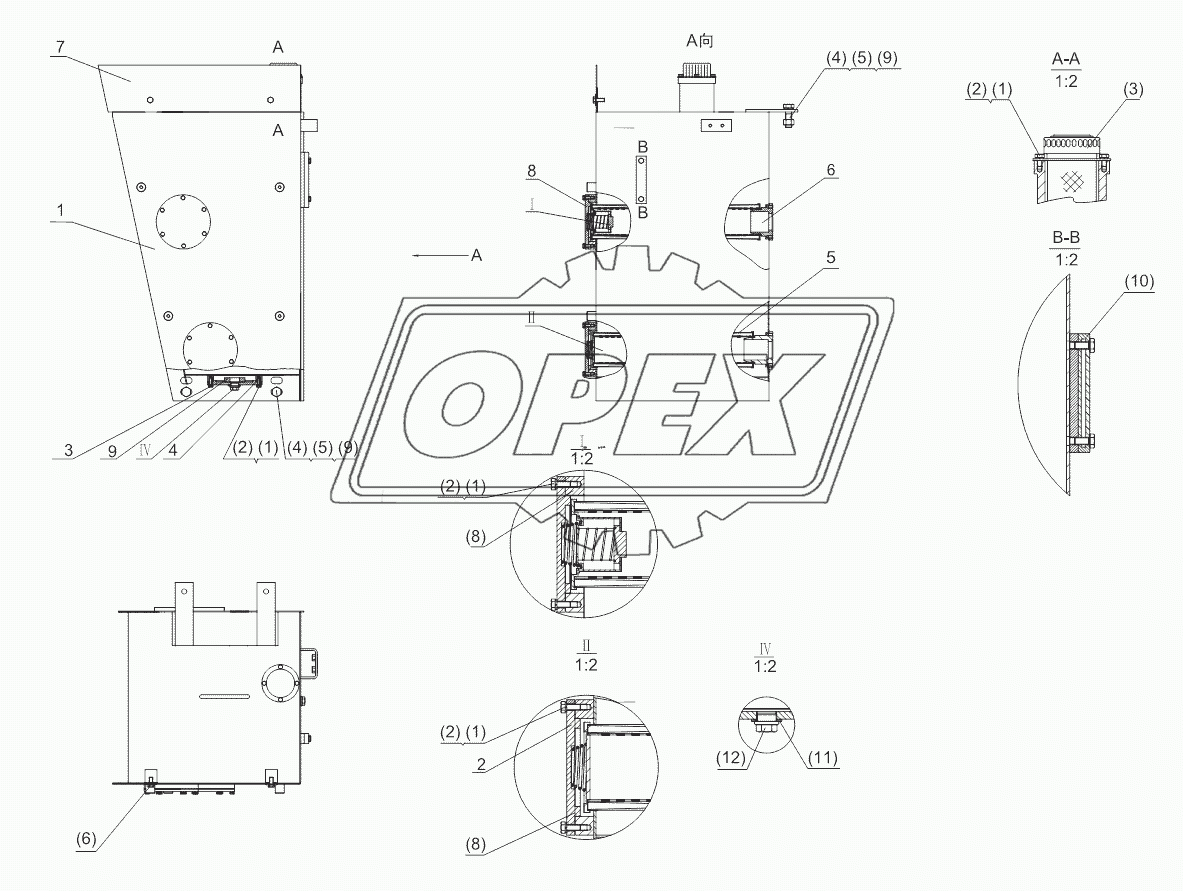 ENGINE TANK ASSEMBLY