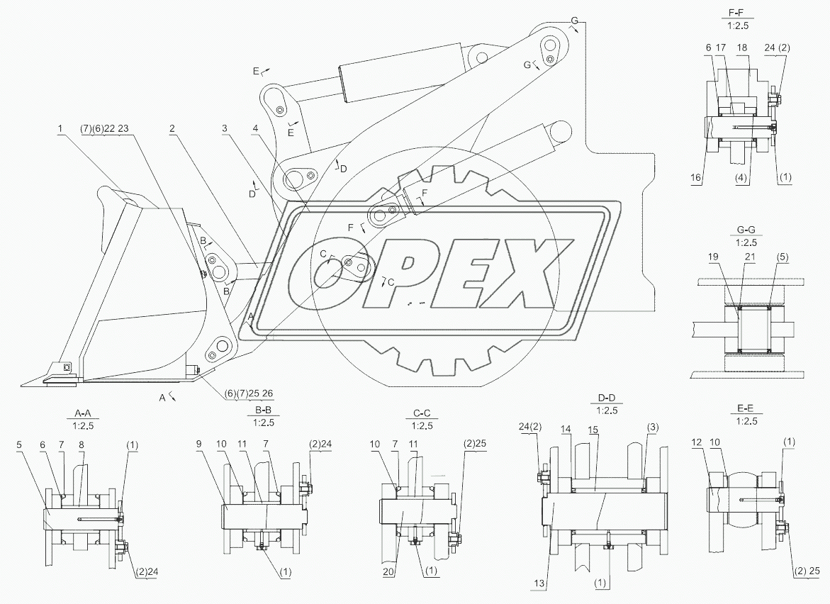 WORK DEVICE ASSEMBLY