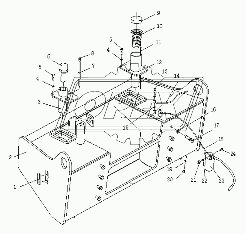 FUEL TANK AND PIPING