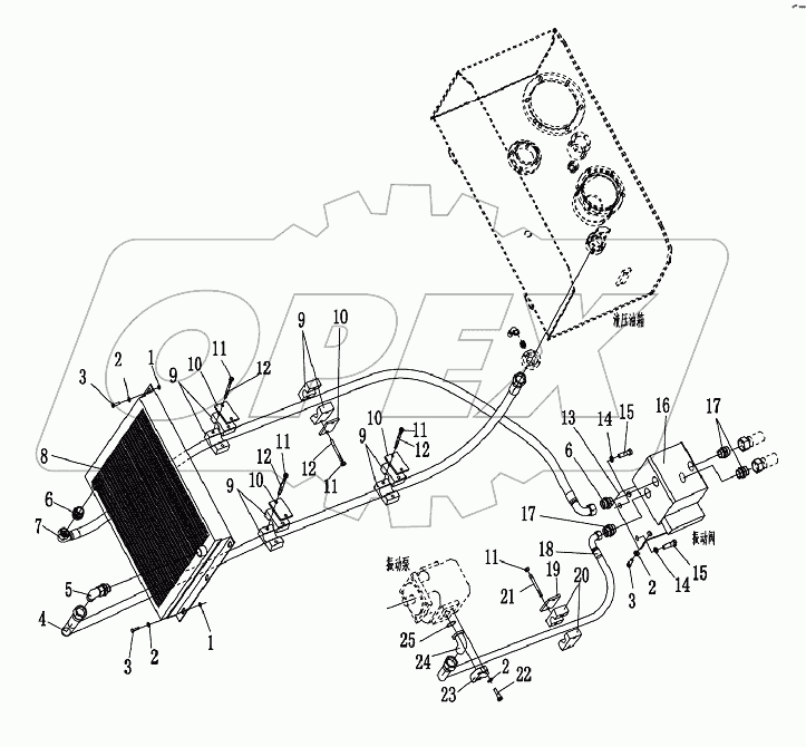 HYDRAUMATIC SYSTEM OF VIBRATION