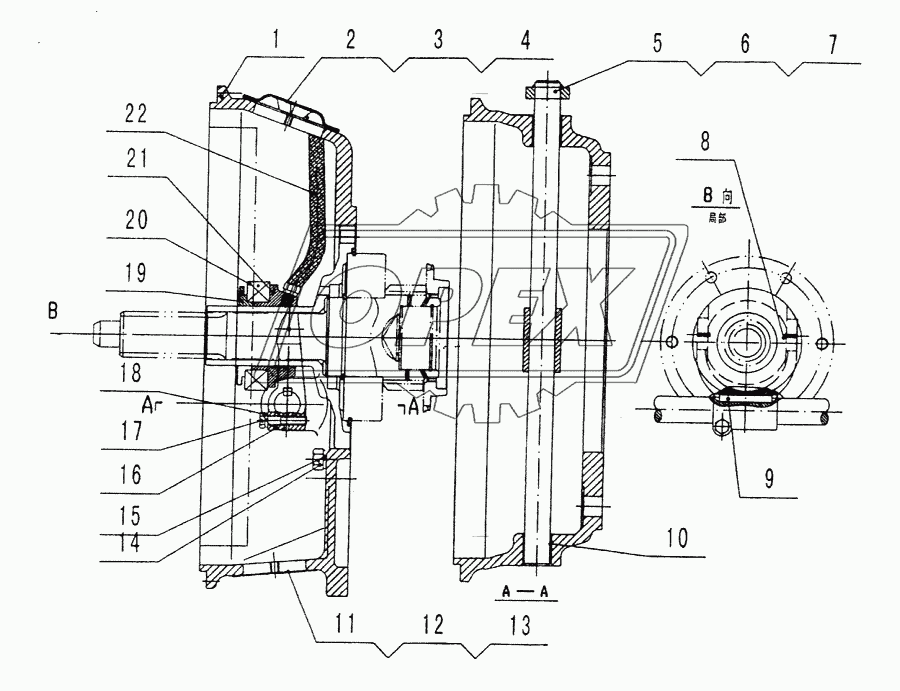 CLUTCH HOUSING ASSEMBLY