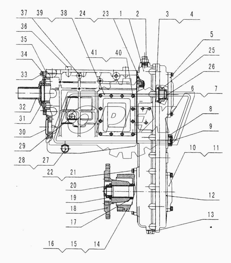 TRANSMISSION PERIPHERY ASSEMBLY