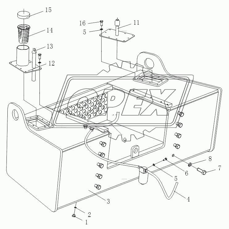 FUEL TANK ASSEMBLY (FOR SR18M/P)