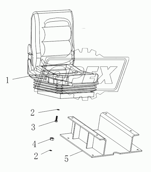 OPERATOR’S SEAT (FOR EXPORT)