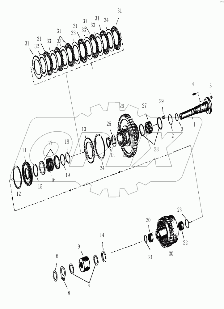 CLUTCH ASSEMBLY (3/3)