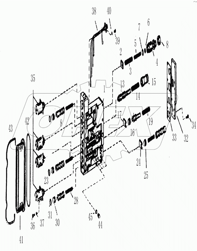 CONTROL VALUE ASSEMBLY YD133