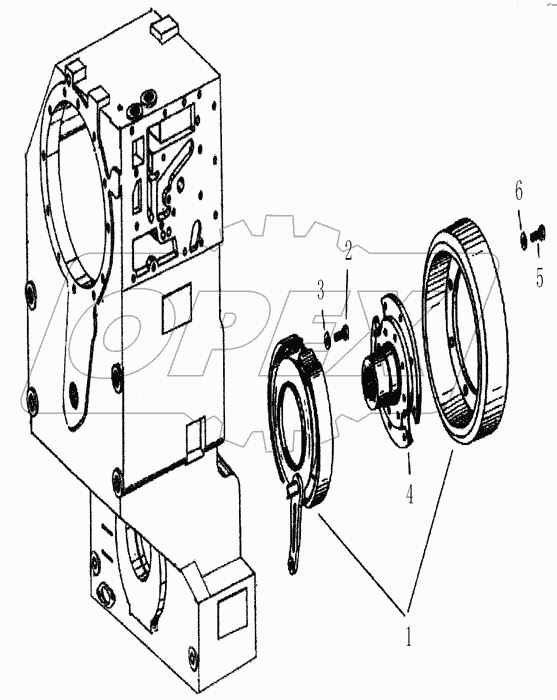 PARKING BRAKE ASSEMBLY YD133