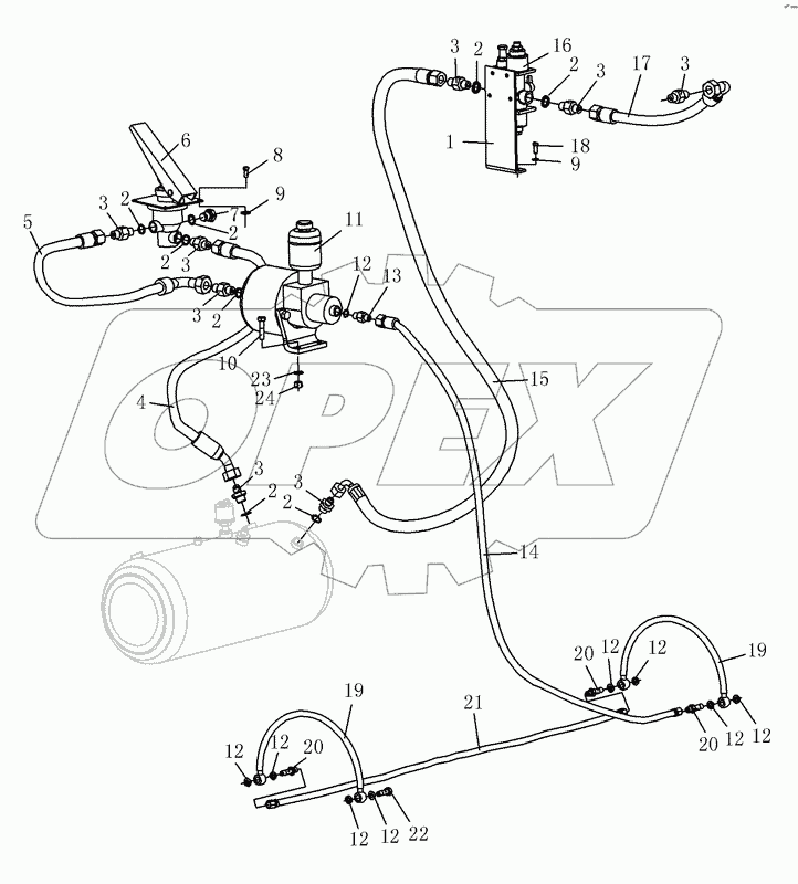 Service brake system