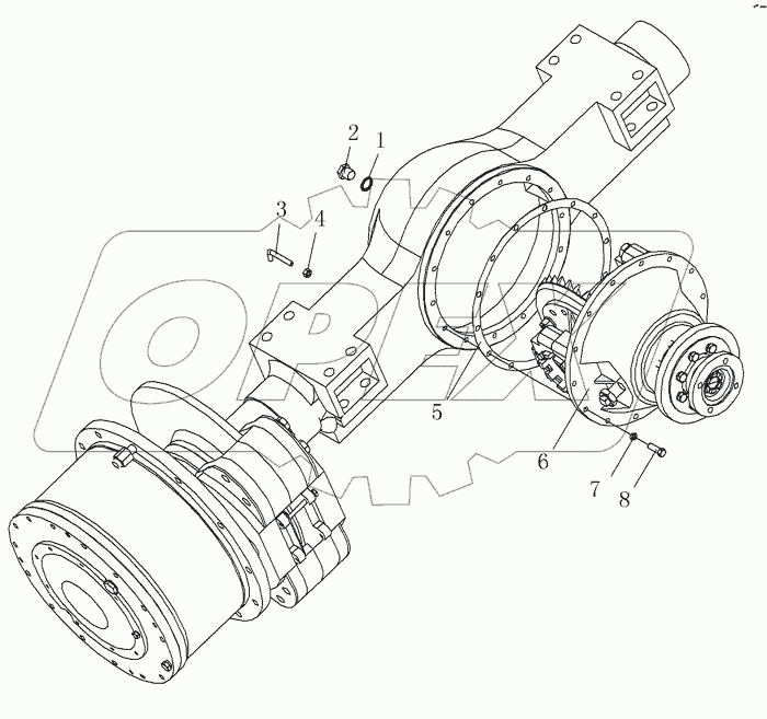 WHEEL AXLE (2/2)
