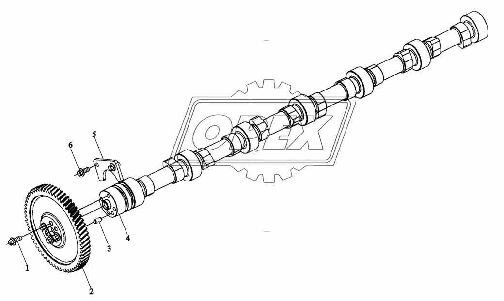 M3400-1006000 CAMSHAFT