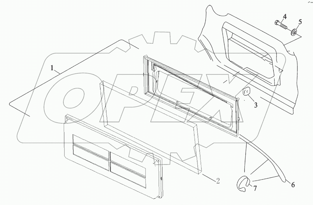  AIR INTAKE BOX ON CAB