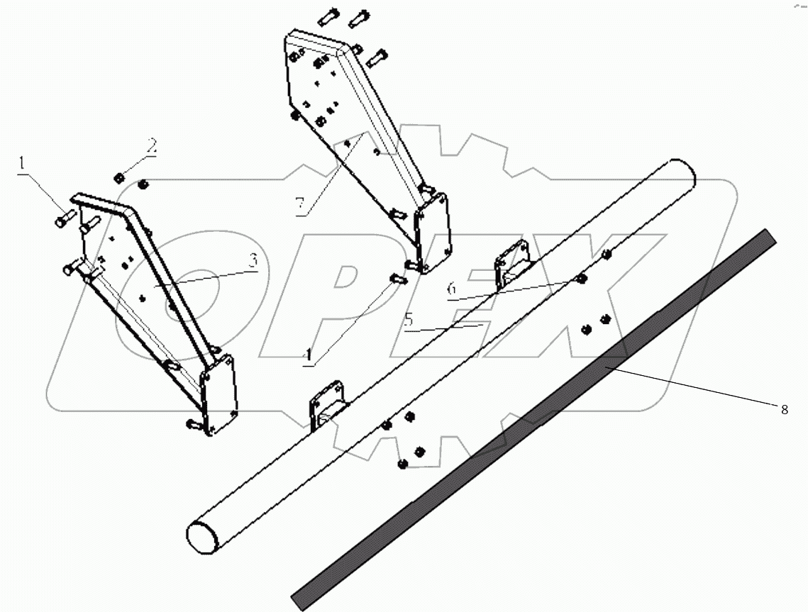  REAR ANTI-DRILLING PROTECTION FRAME