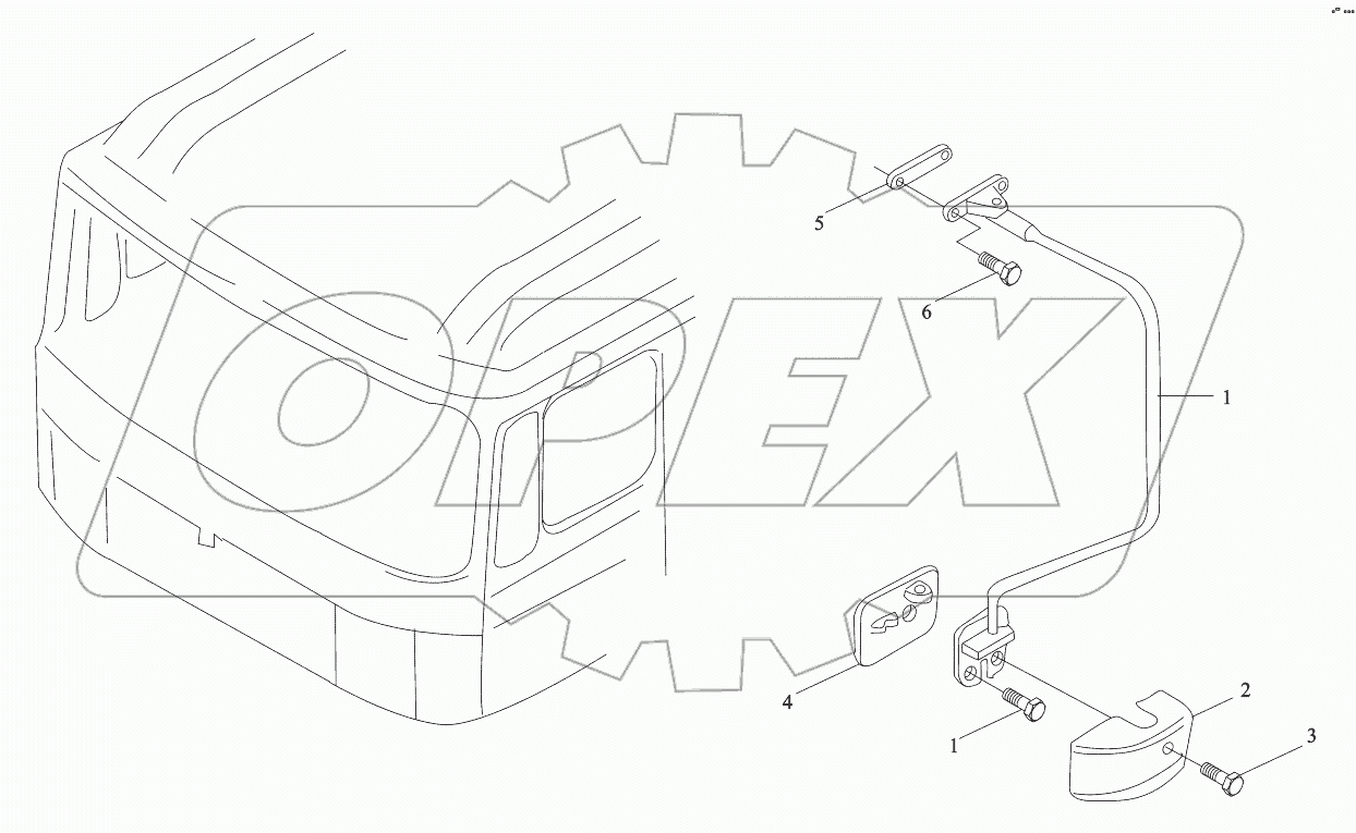  REARVIEW MIRROR LEFT BRACKET