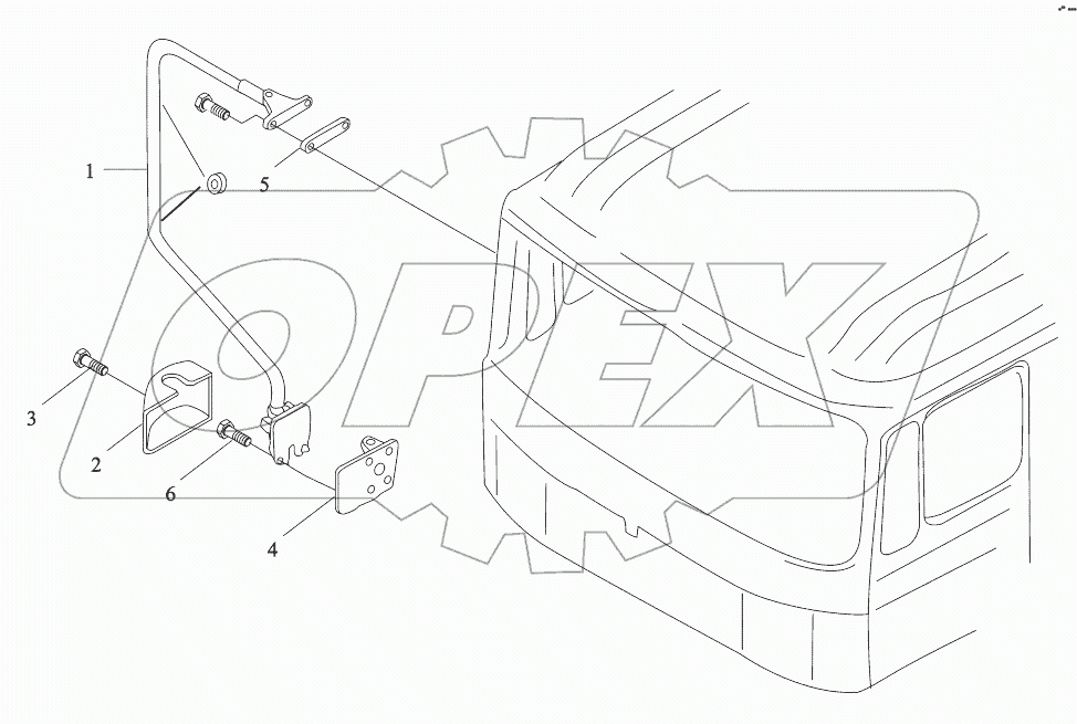 REARVIEW MIRROR RIGHT BRACKET