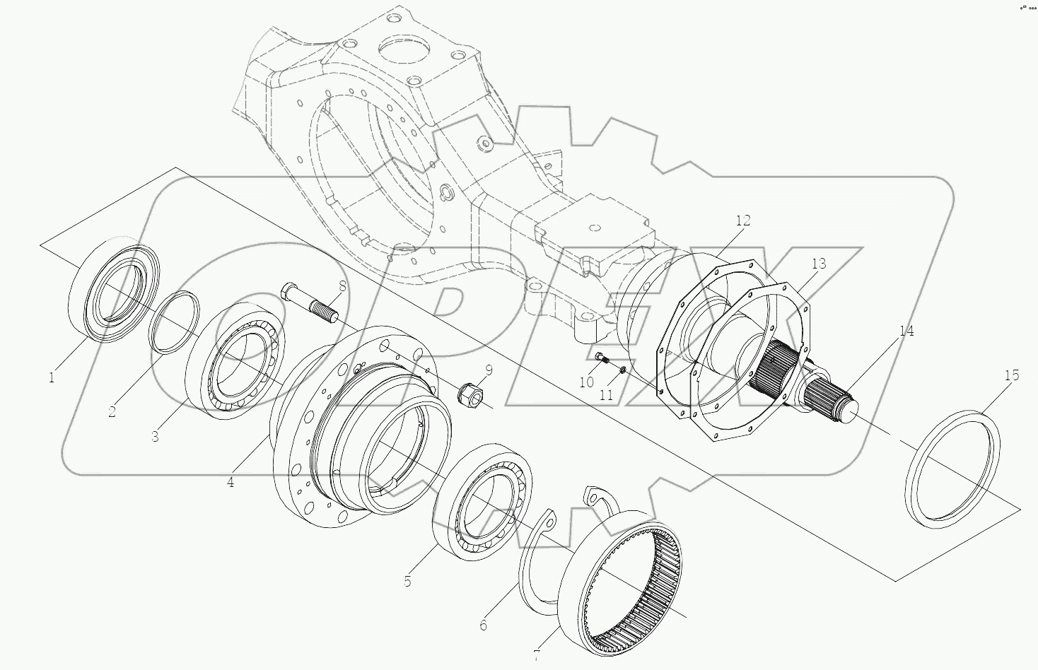  STR TRANSAXLE WHEEL PLANETARY REDUCER I