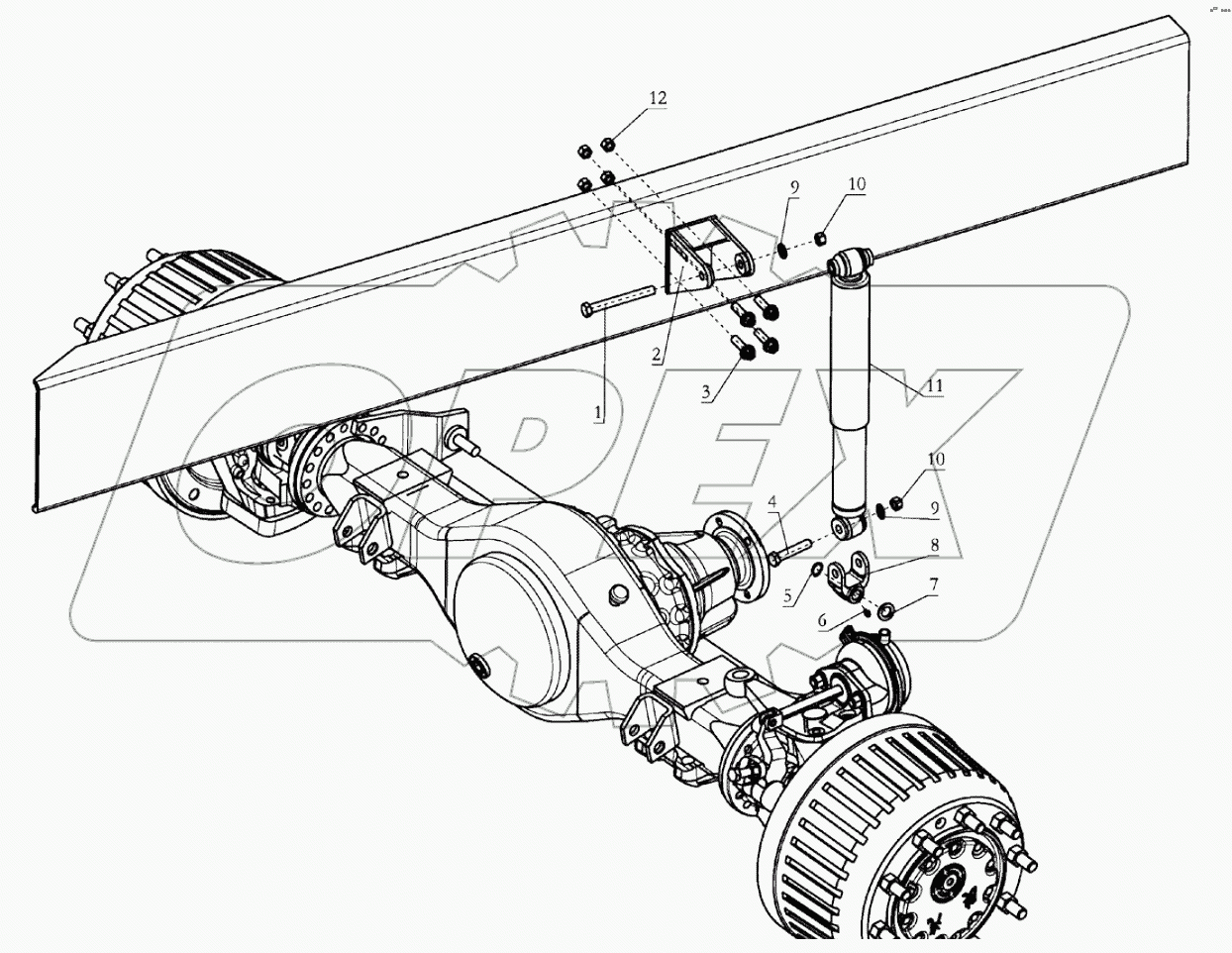  FRONT SHOCK ABSORBER (DC93259680110)