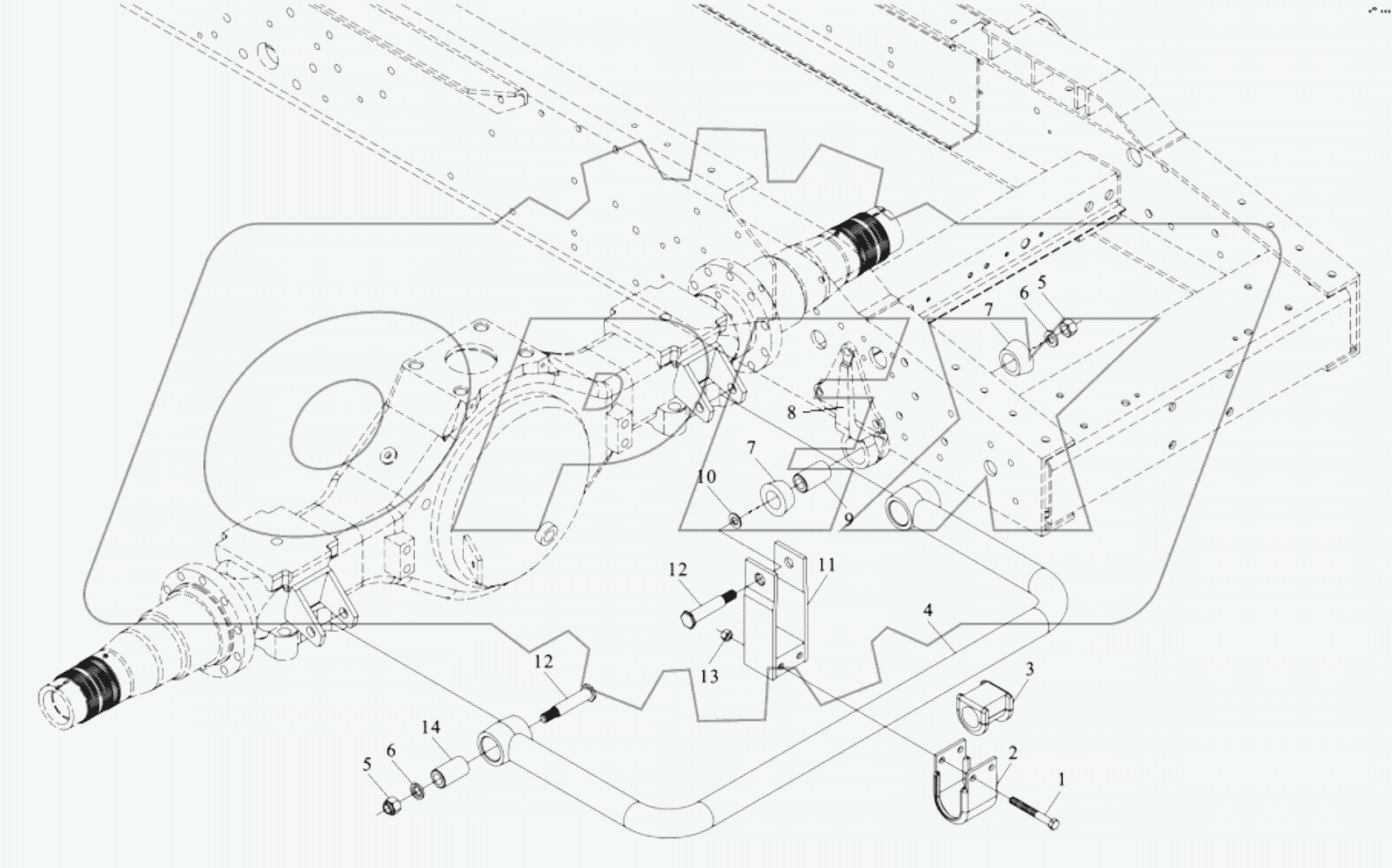  REAR STABILIZER ASSY (DC93259680110)