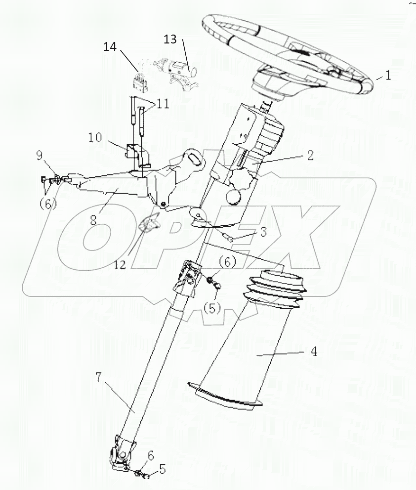  STEERING COLUMN ADJUSTABLE