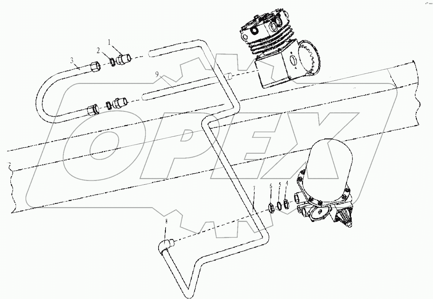  AIR COMPESSOR OUTER LINE